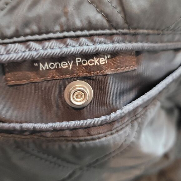 Ermenegildo Zegna Men's Large Trench Coat Black Nylon Jacket Long Blazer - Picture 8 of 16